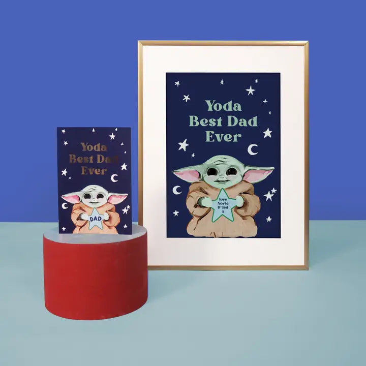 Eleanor Bowmer - Yoda Best Dad Ever Card