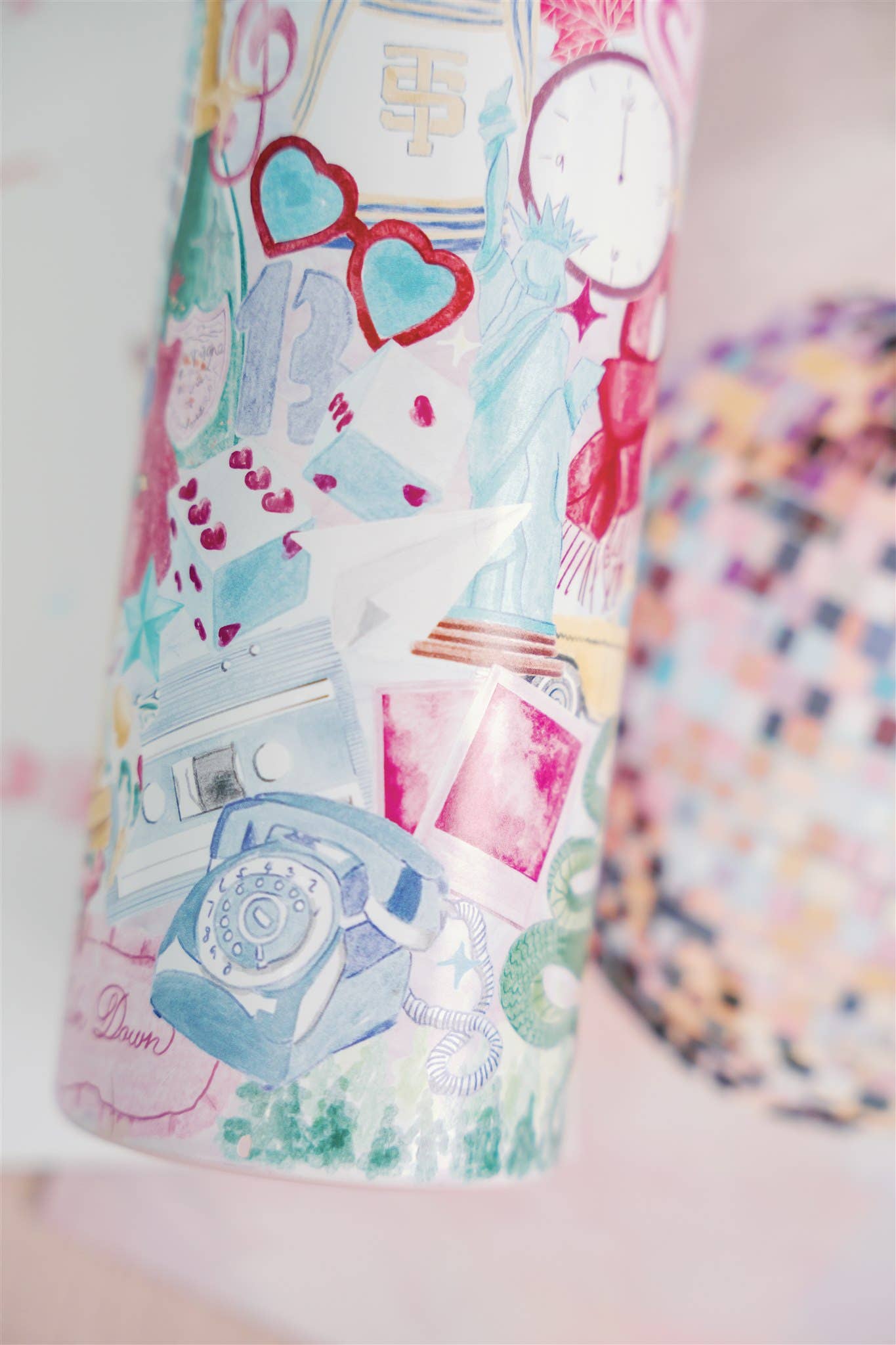 Taylor Swift 18 Ounce Insulated Water Bottle - By Gracefully Made Art