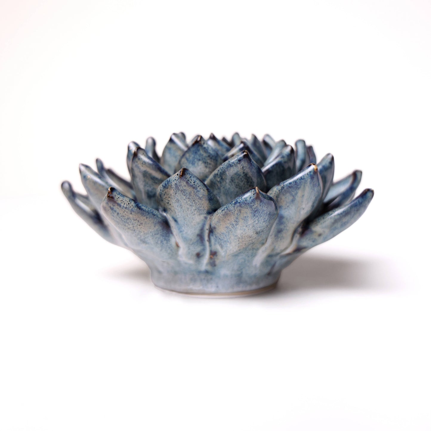 Ceramic Flower Succulent Blue