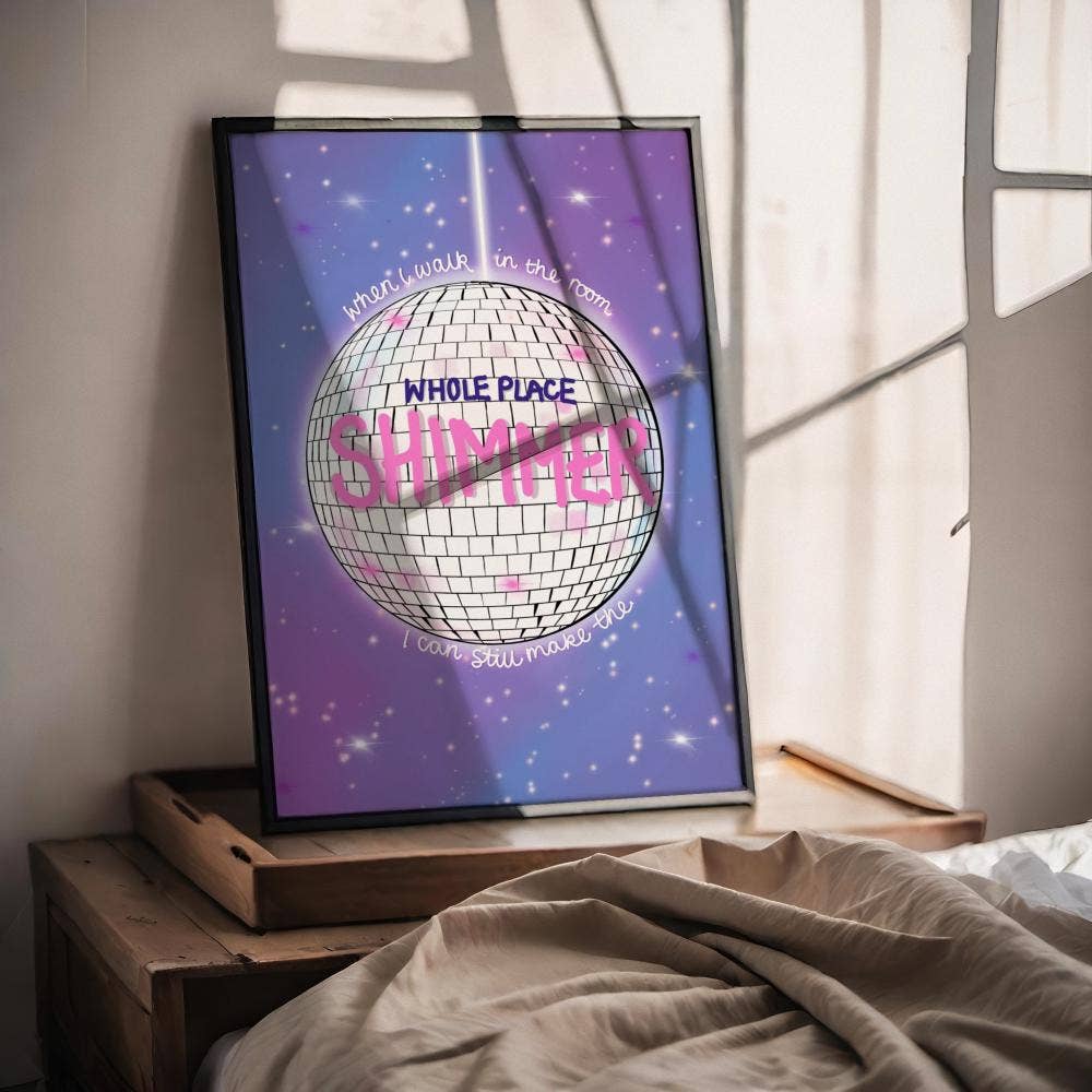 "Whole Place Shimmer" Taylor Swift Inspired Art Prints
