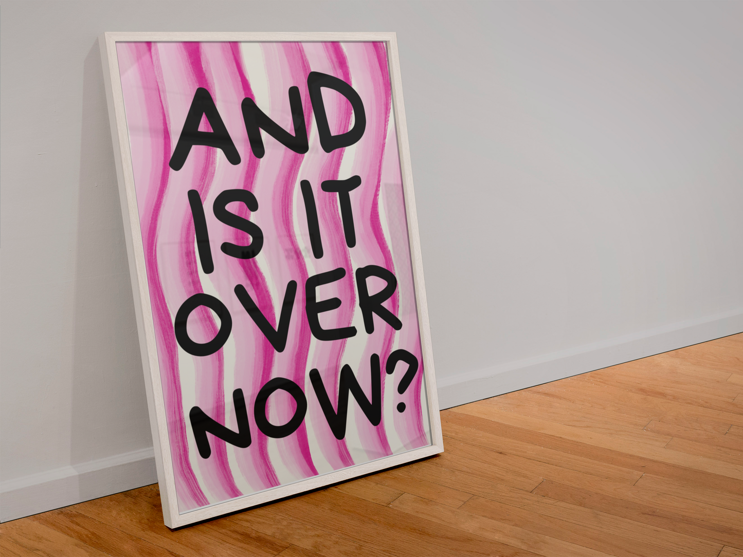 And is it over now? Taylor Swift Inspired A3 print