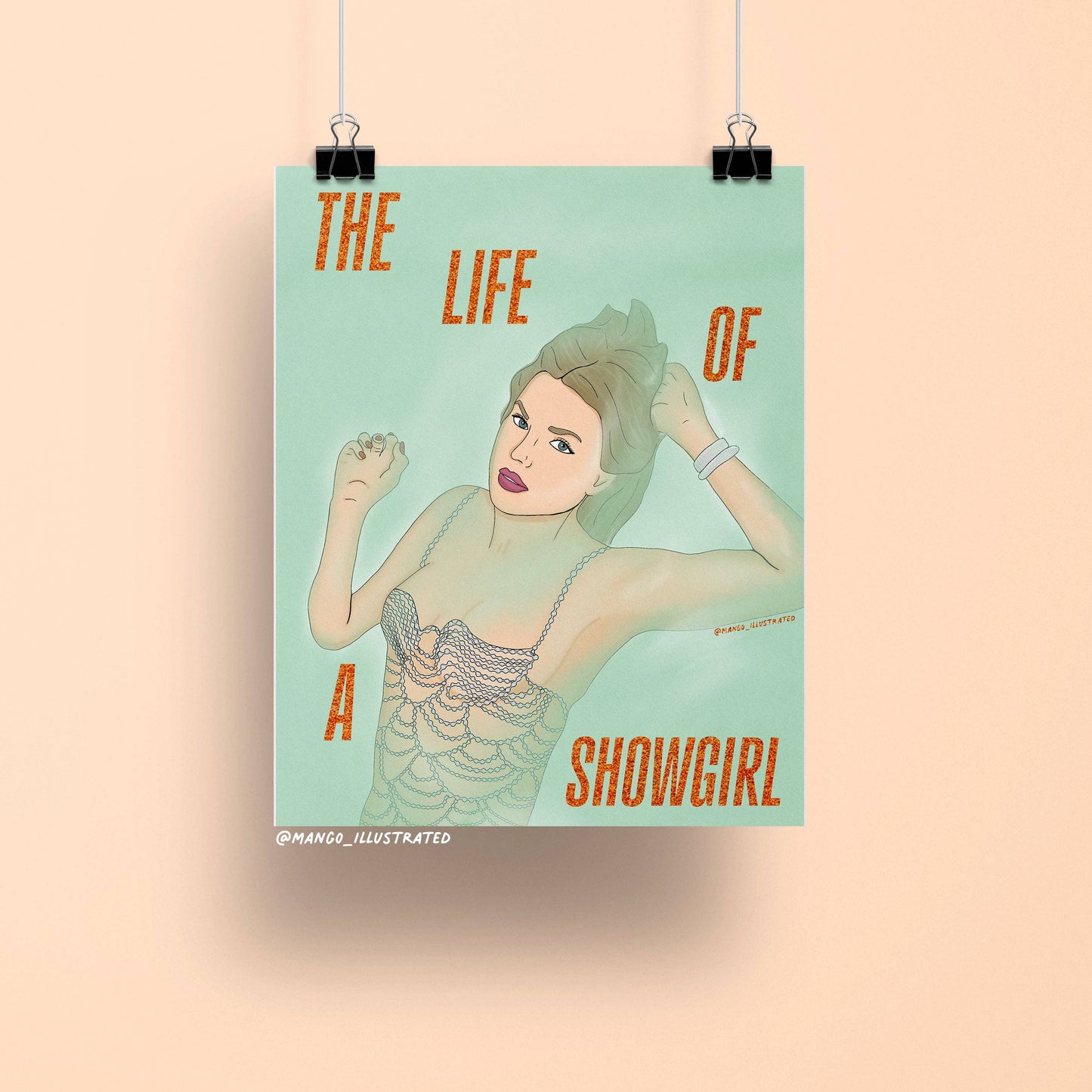 Showgirl A4 Art Print