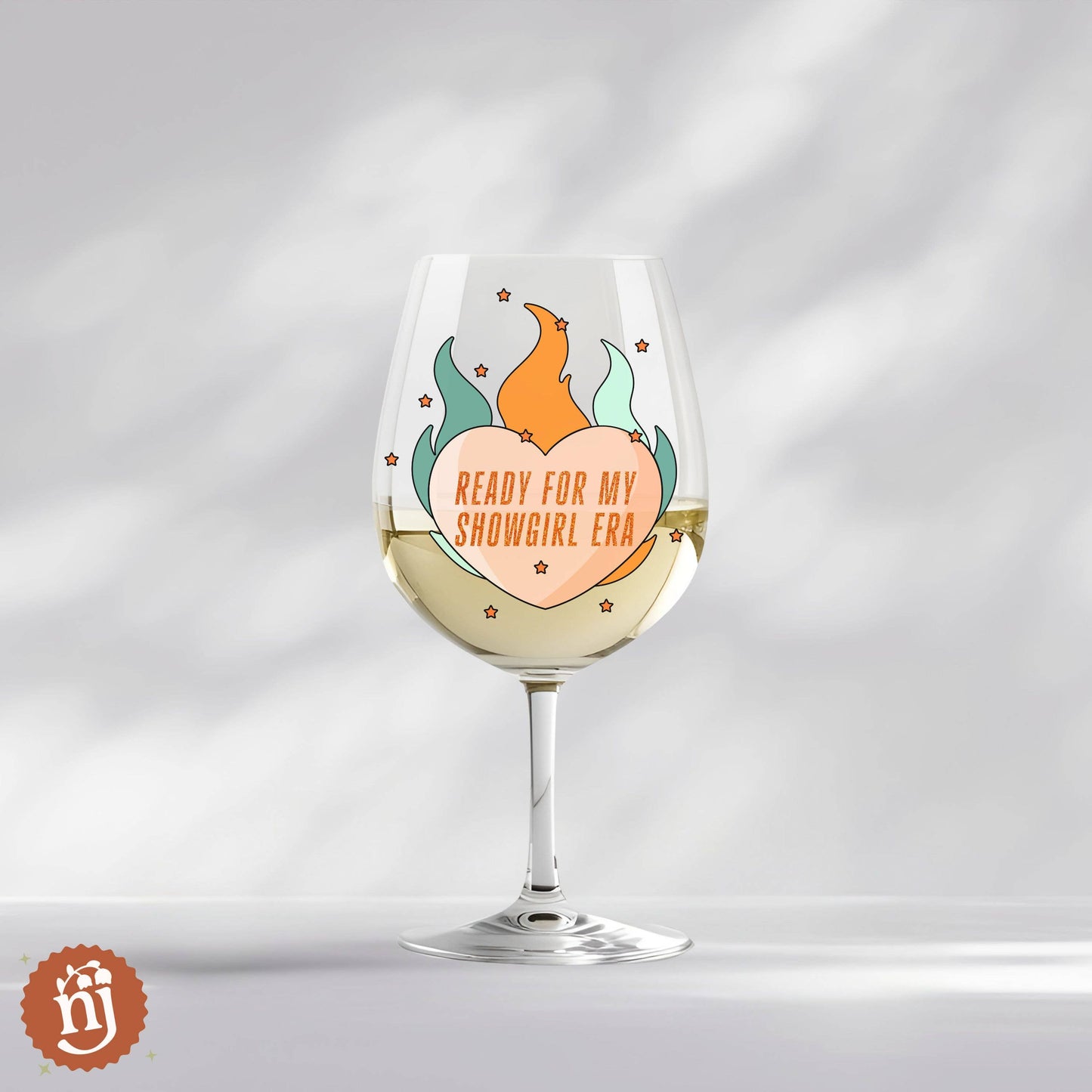 Taylor Swift TS12 Ready for My Showgirl Era Wine Glass - " Choices