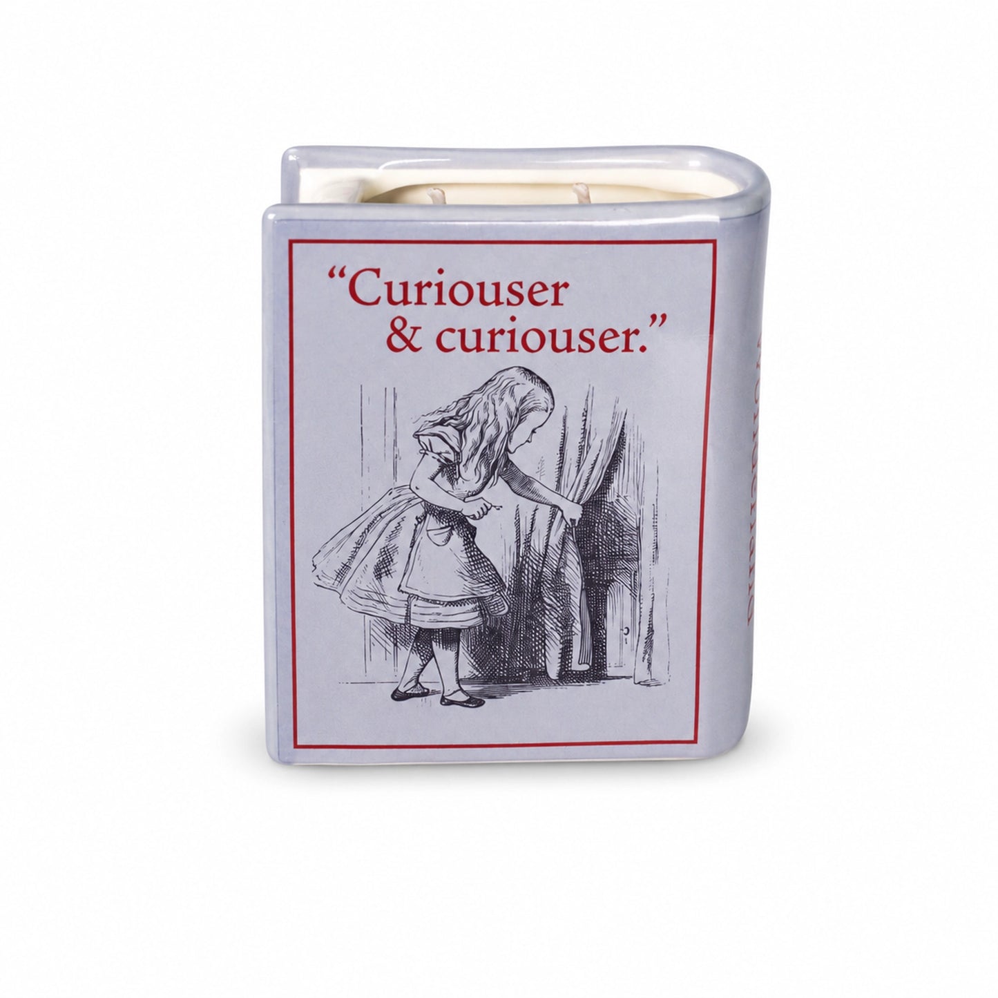Book Vase Candle - Alice's Adventures in Wonderland