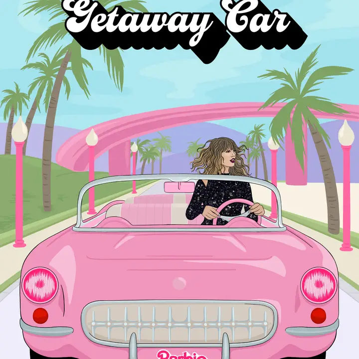 Getaway Car - Taylor Swift Print - A4 or A3