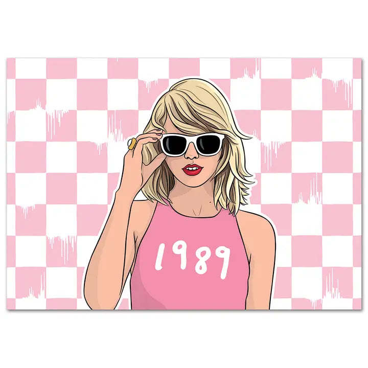 1989 Taylor Swift Postcard