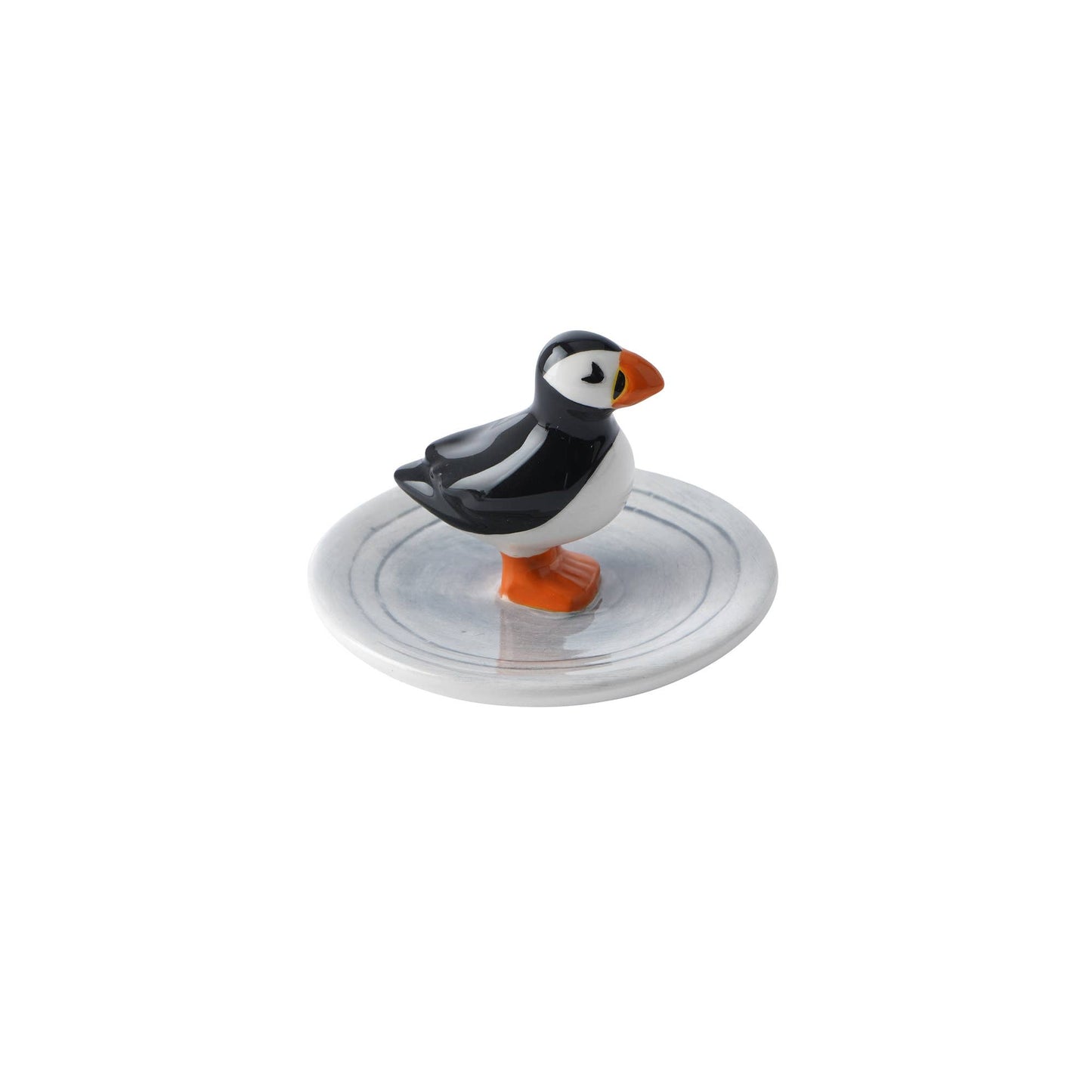 Coastal Living Puffin Ring Dish In Gift Box