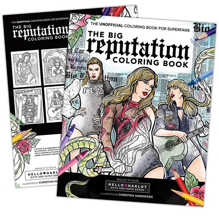 Taylor Swift Reputation Colouring Book