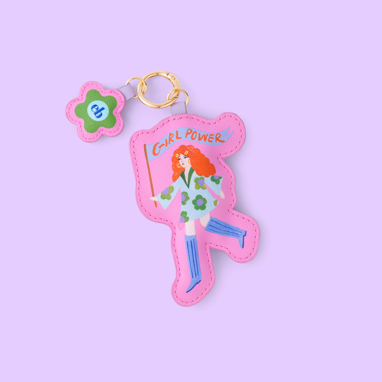Eleanor Bowmer Girls Rule Keyring