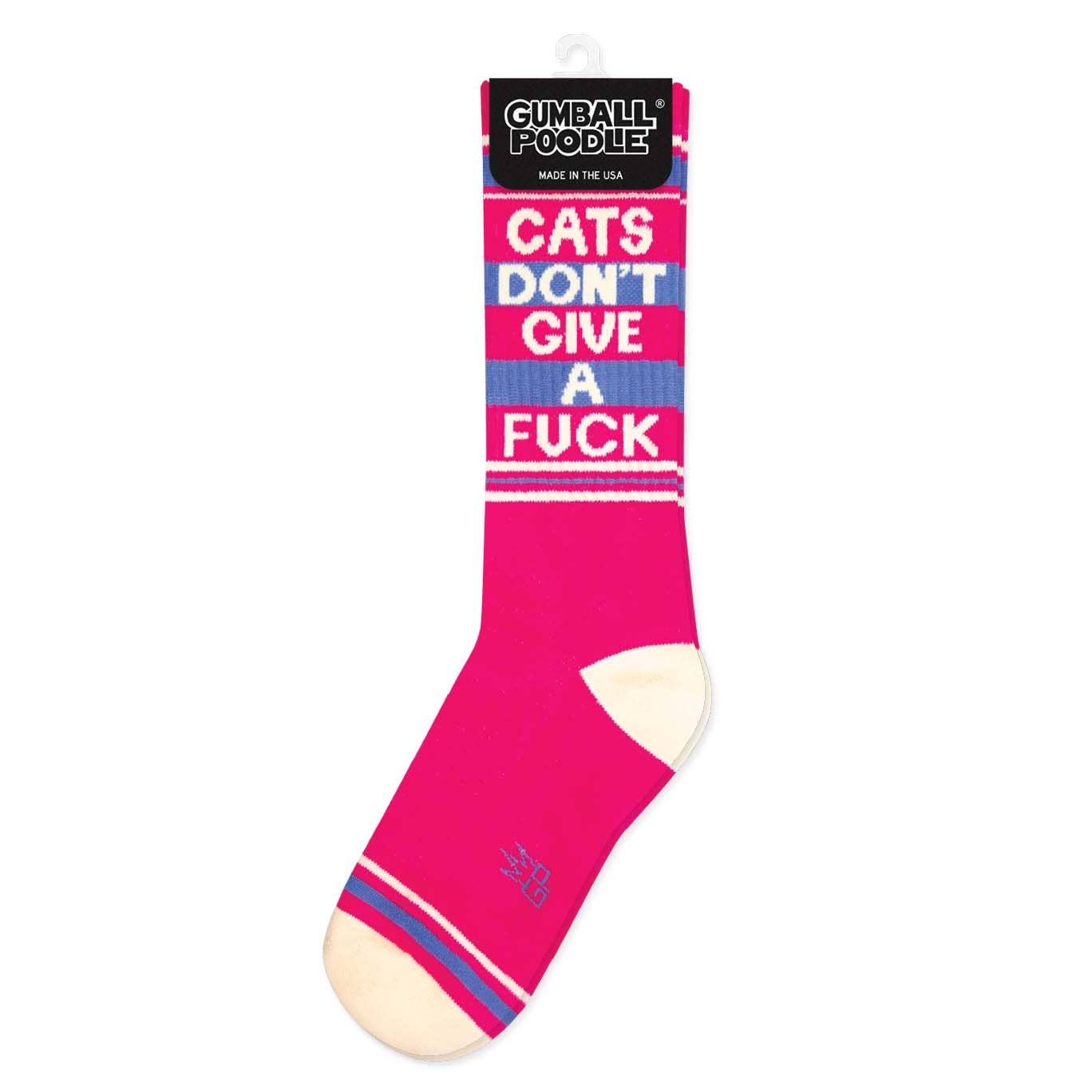 Cats Don't Give A Fuck - Gym Crew Socks