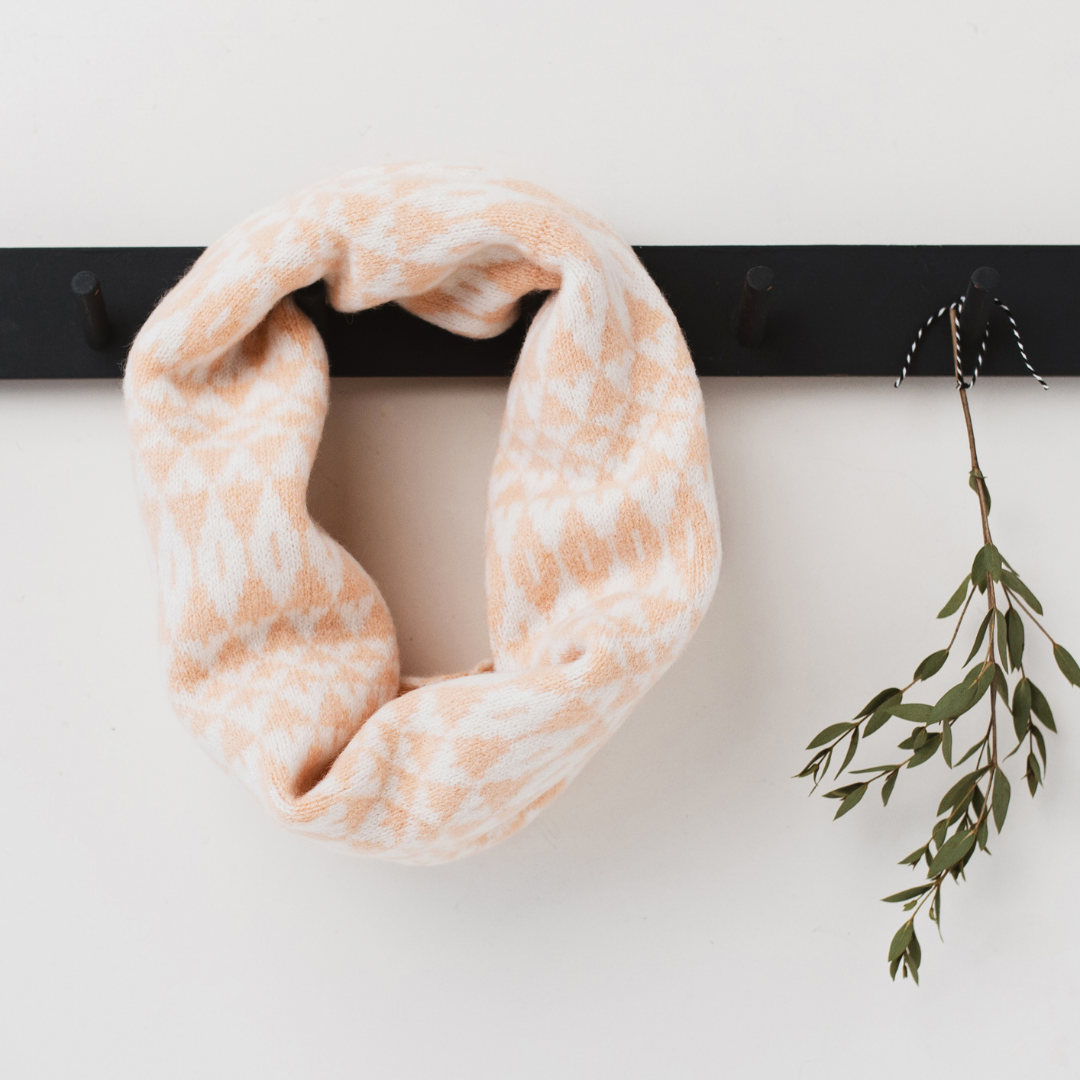 Mirror Lambswool Knitted Snood/ Cowl