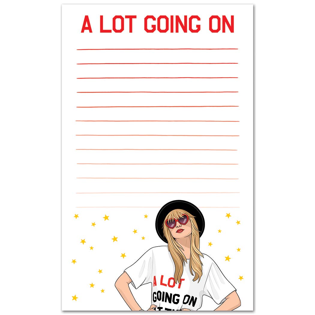 Taylor A Lot Going On - Notepad
