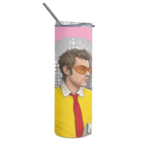 Stainless Steel Tumbler - Harry Styles Disco Occasionally' By Claire Atwood