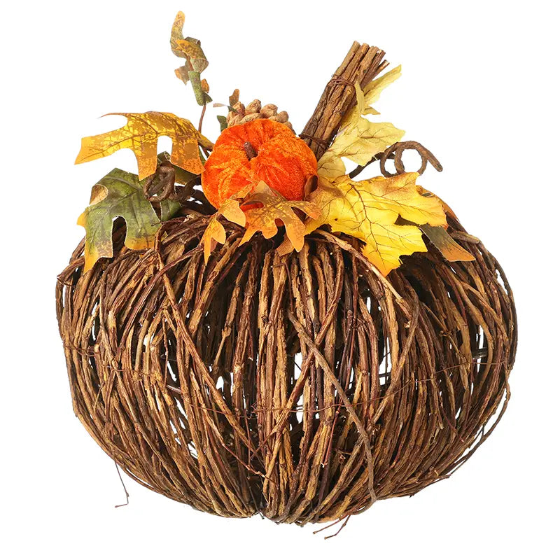 Autumn Rattan Pumpkin