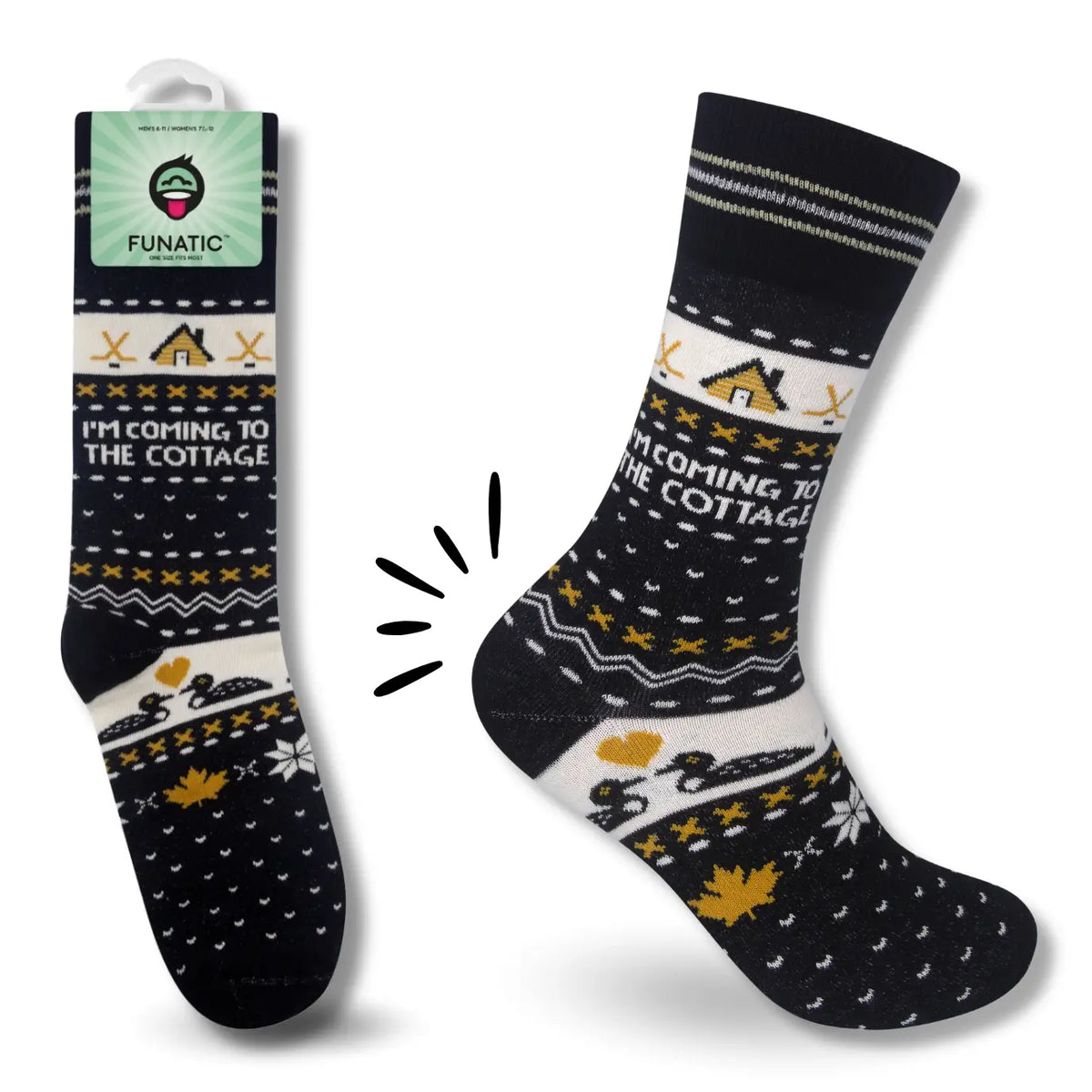Heated Rivalry - I'm Coming To the Cottage Socks