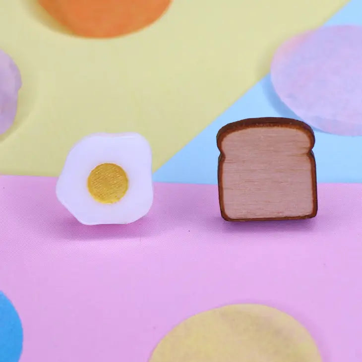 Egg & Toast Earrings