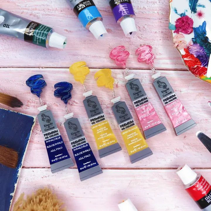 Paint Tube Earrings