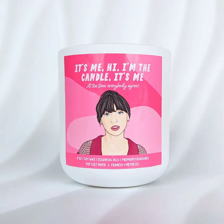 Taylor Swift Meme Candle - 8 Oz (Vegan)