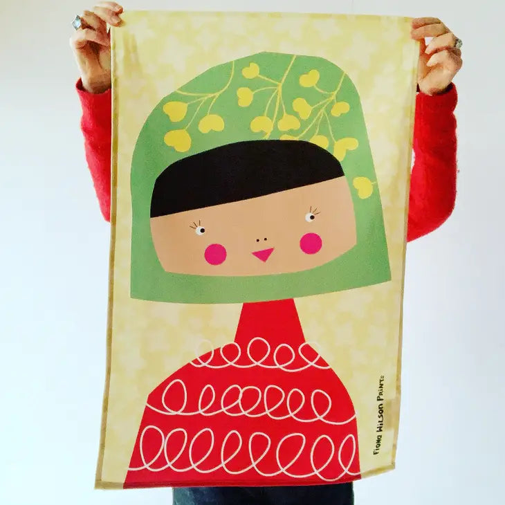 Russian Doll Tea Towel