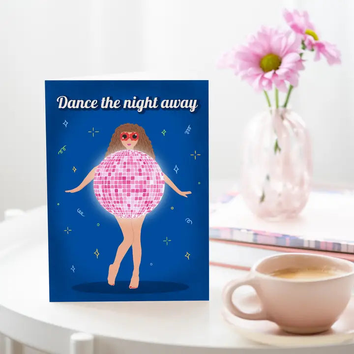 Disco Ball Birthday Card