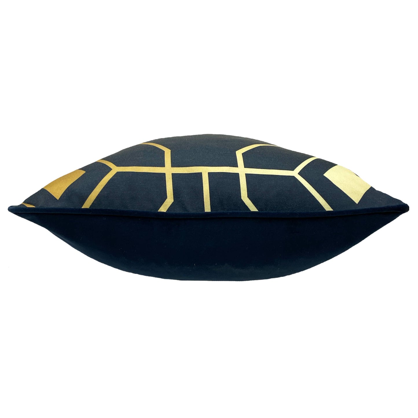 Bee Deco Geometric Cushion - Navy
