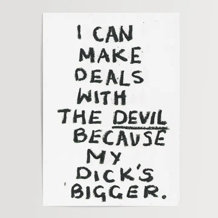 Taylor Swift Inspired - Deals with the Devil - A3 Print