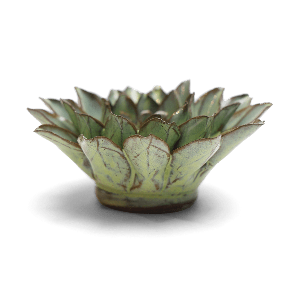 Japan Ceramic Flower Green Aster