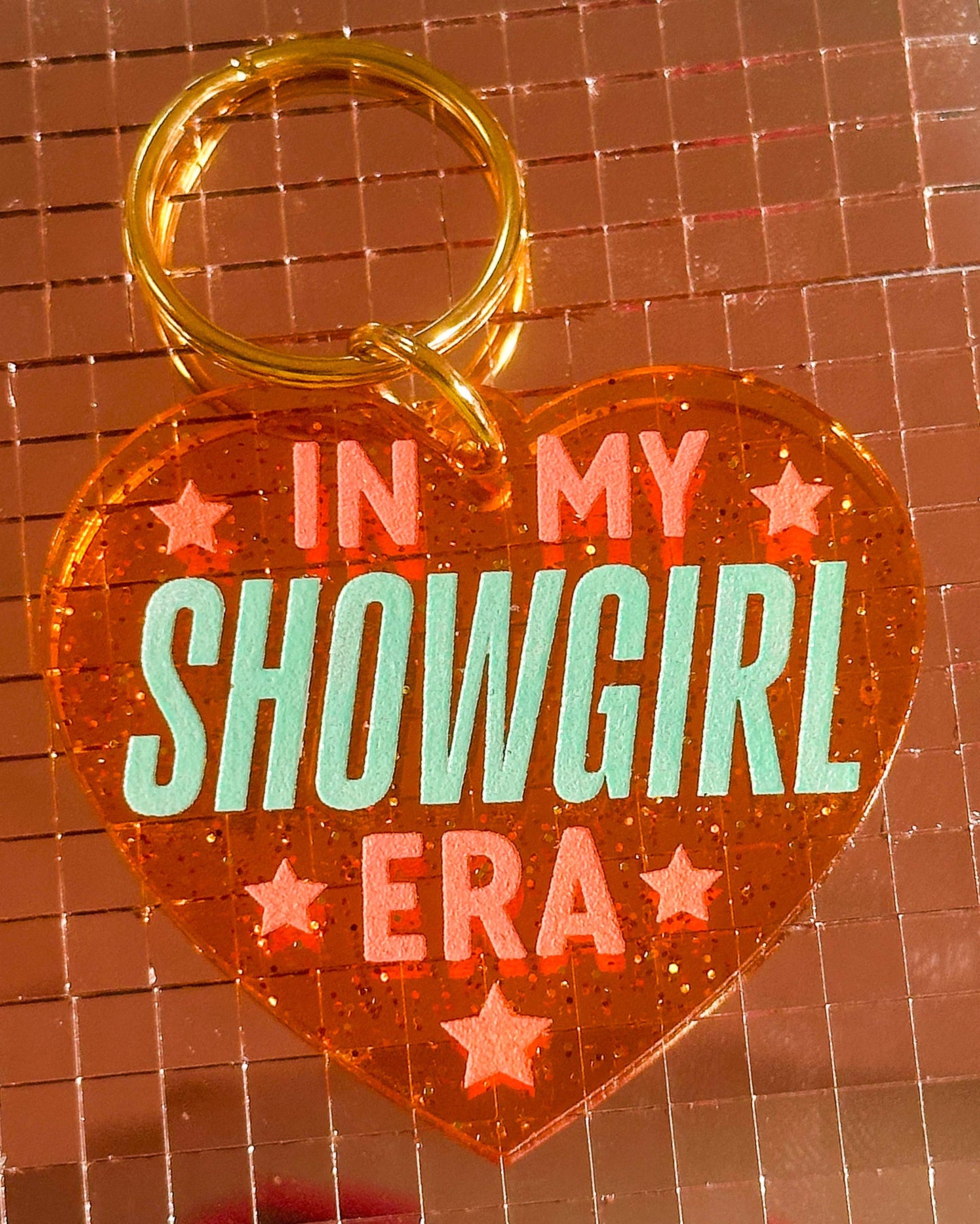 PREORDER - In My Showgirl Era - Taylor Swift - Laser Engraved Keychain