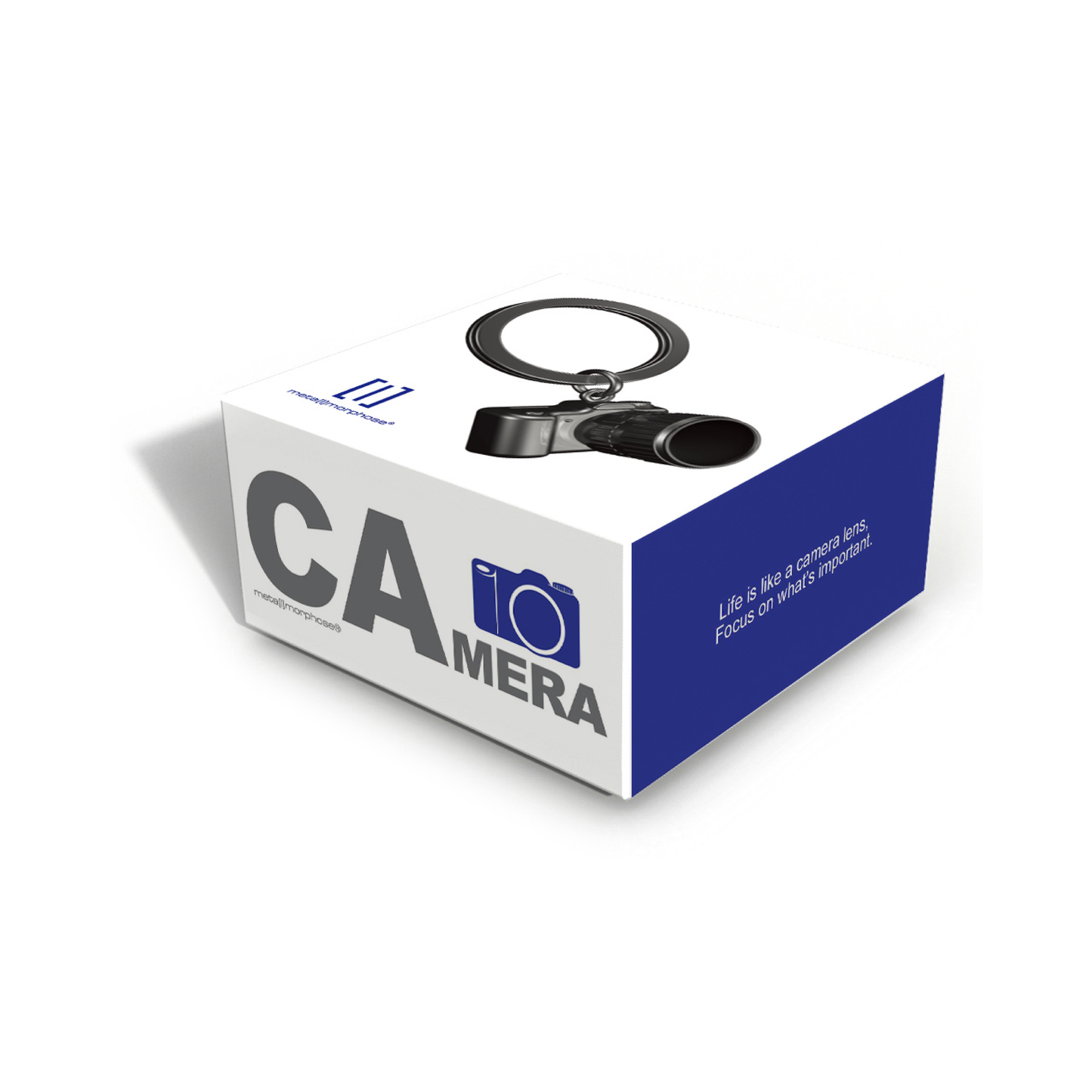 Metalmorphose Keyring - Gunmetal Camera Keyring