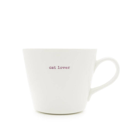 Keith Brymer Jones Mug 350ml - Cat Lover (Lilac)