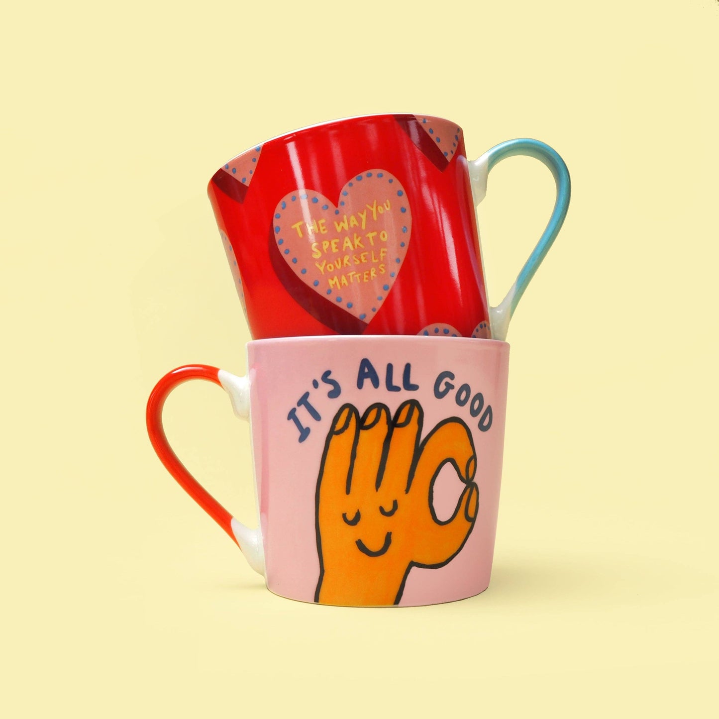 Eleanor Bowmer You Are Amazing Hearts Mug