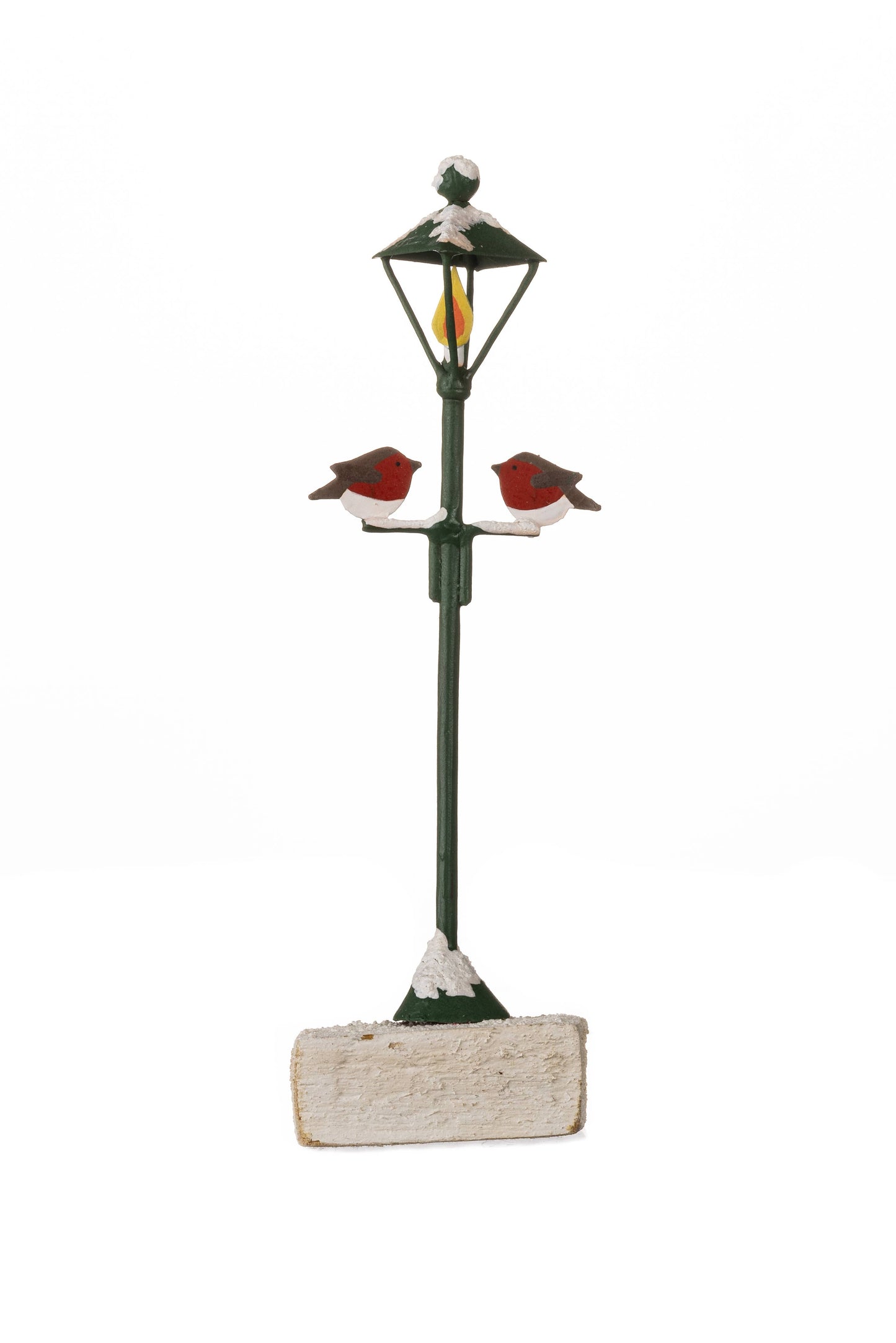 Green Lamp Post Standing 13.5 Cm