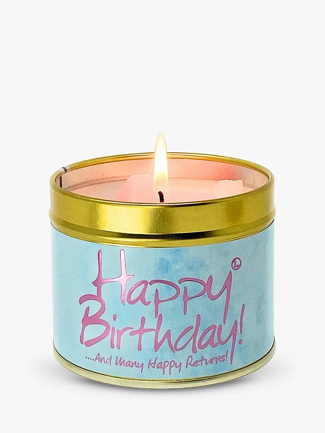 Lily-Flame Happy Birthday Scented Candle Tin 230g