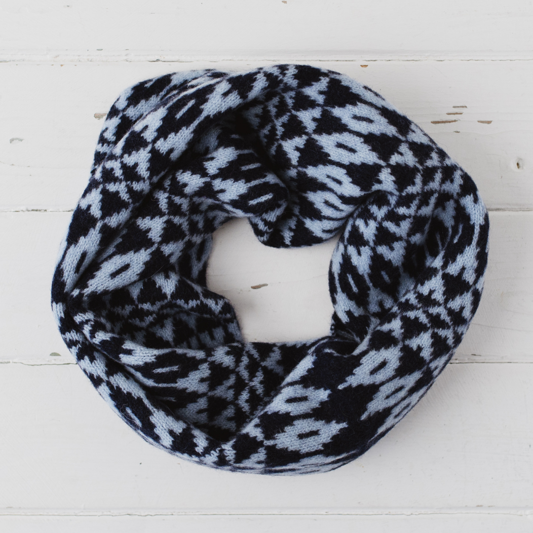 Mirror Lambswool Knitted Snood/ Cowl
