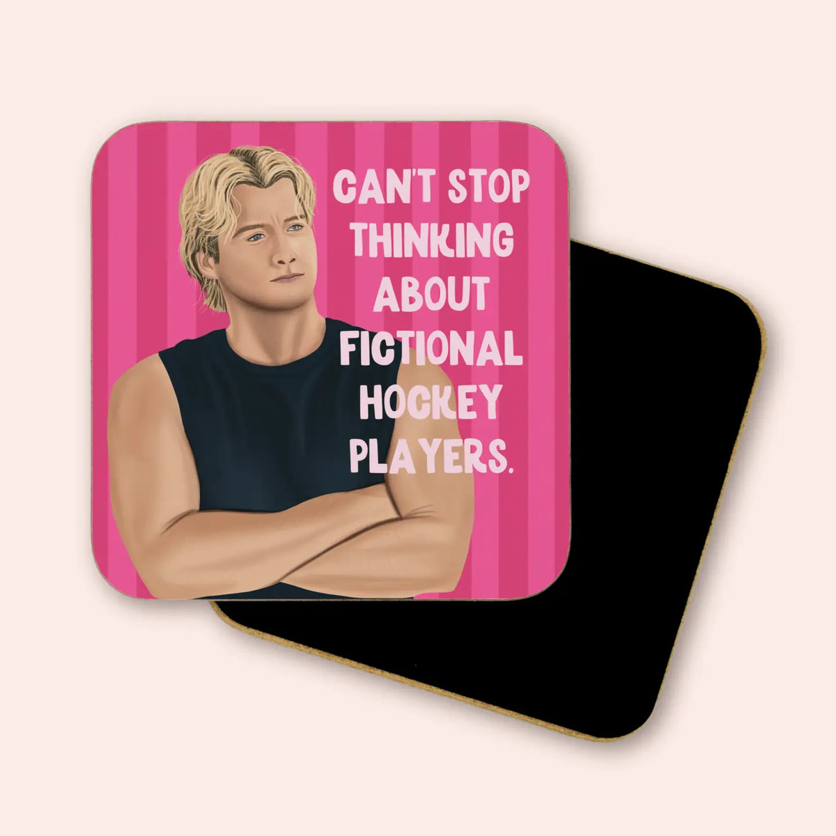 Preorder - Fictional Hockey Players - Team Dean Coaster