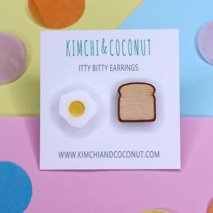 Egg & Toast Earrings