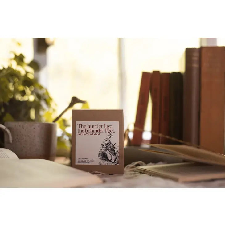 White Rabbit Alice in Wonderland Candle Gift