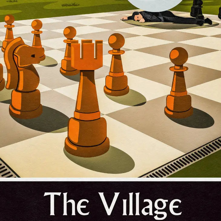 The Prisoner - The Village - Portmeirion Travel Poster