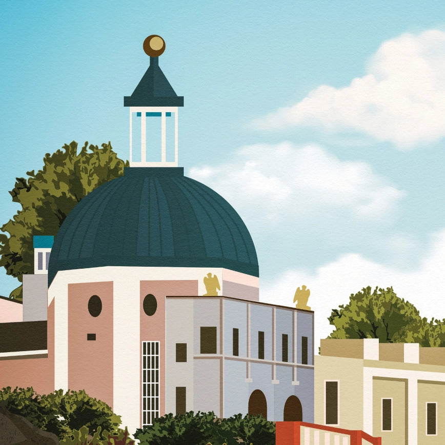 Portmeirion Art Print - Gwynedd North Wales, Seaside Poster