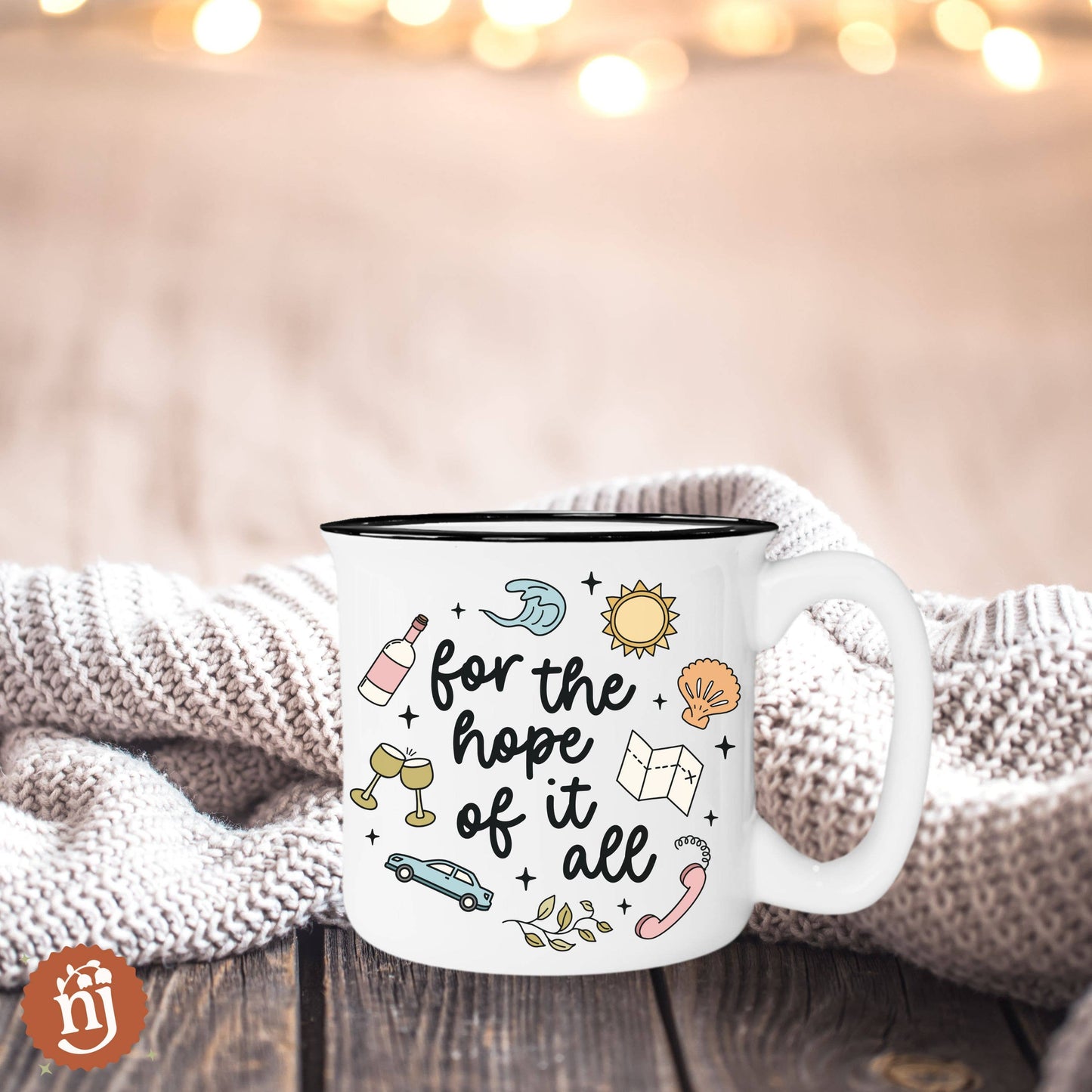 PREORDER - Taylor Inspired for the Hope of It All Ceramic Campfire Mug