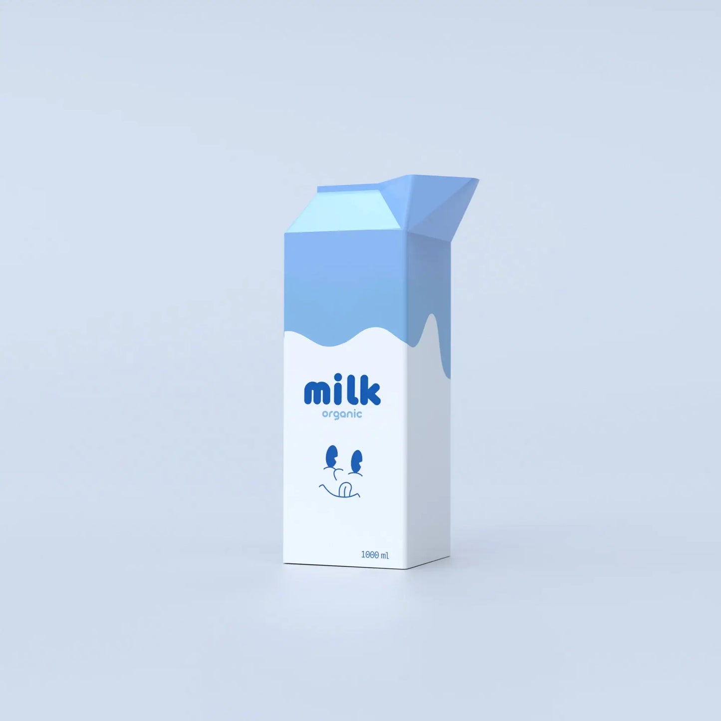 Ceramic Vase - Milk Carton