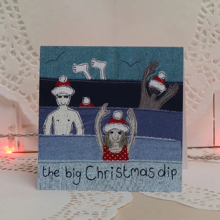 Poppy Treffry - Pack of 5 Swimmer Christmas Cards