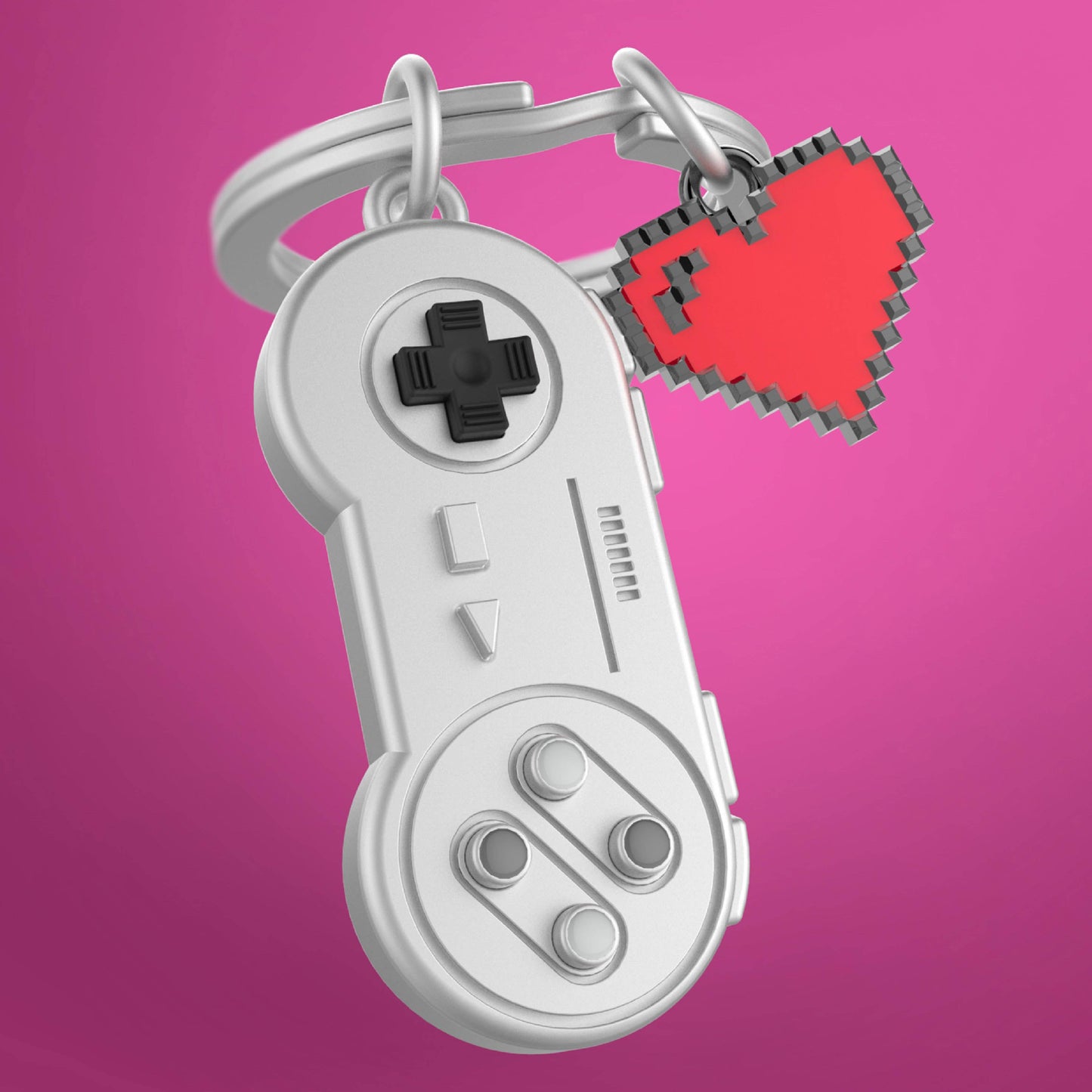 Metalmorphose Chrome Games Controller Keyring