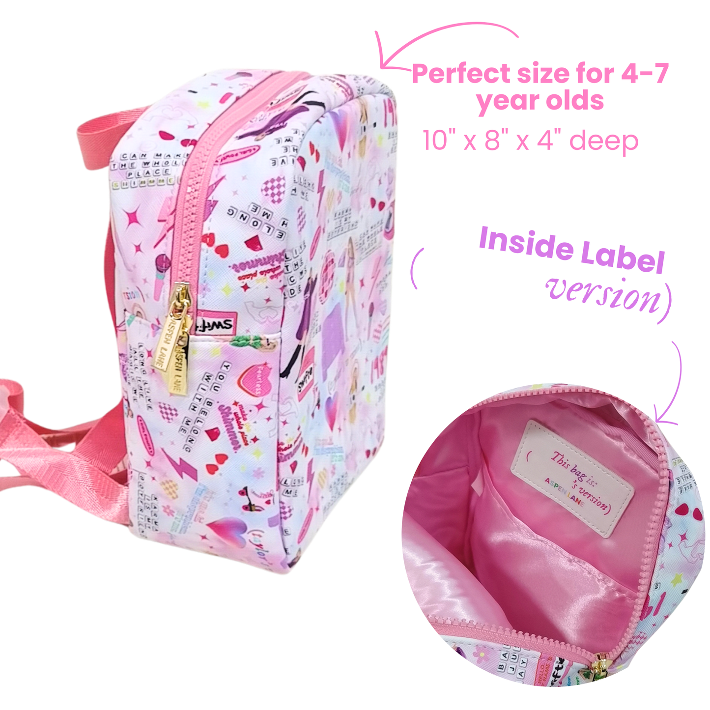 TS Inspired Eras Icons Backpack/Bag