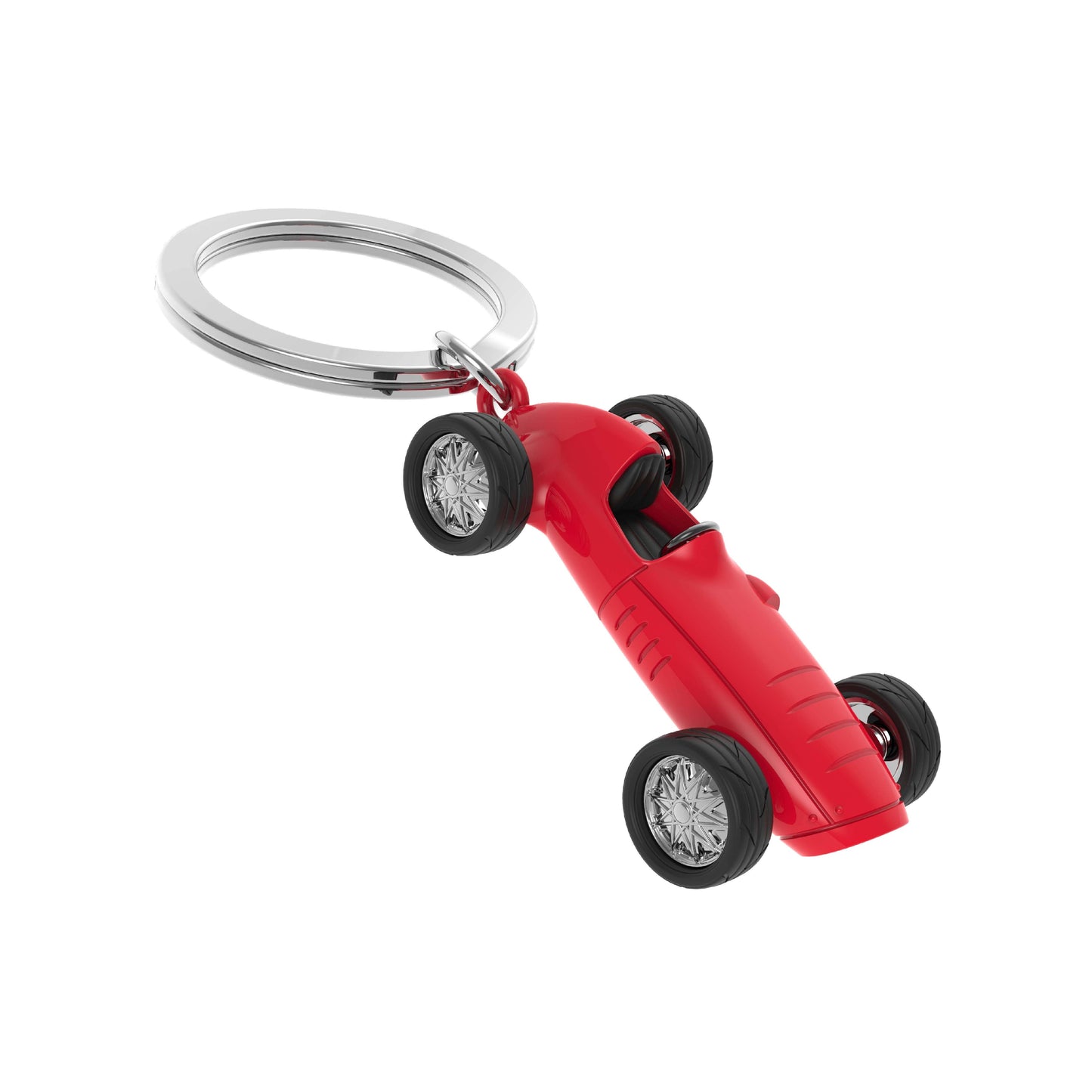 Metalmorphose Luxe Red Vintage Racer Car Keyring