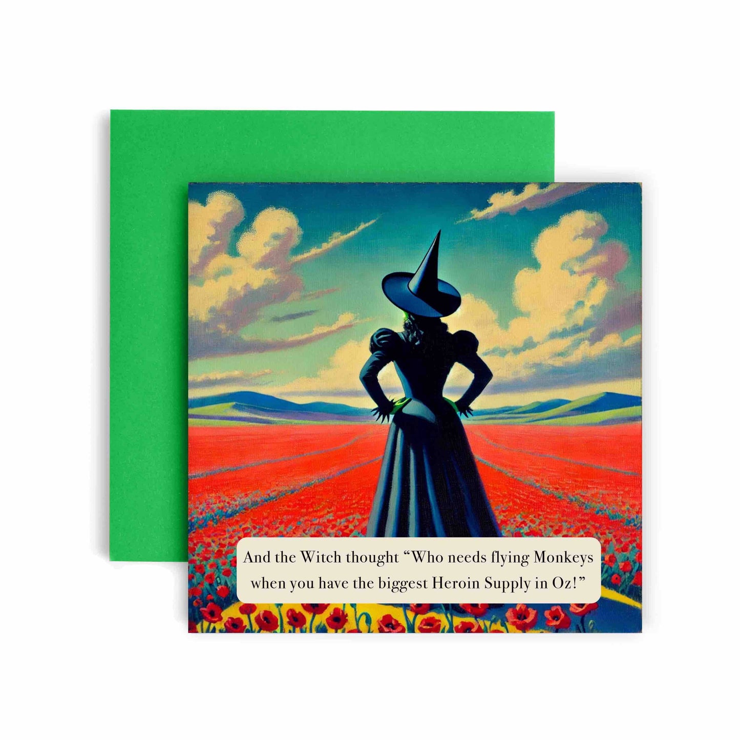 Wizard of Oz Flying Monkeys Funny Birthday Card