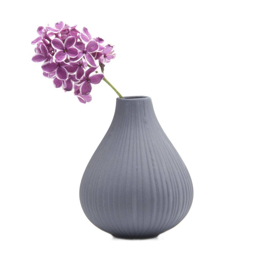 Frost - Matte Bisque Bud Flower Vase Glazed on Inside