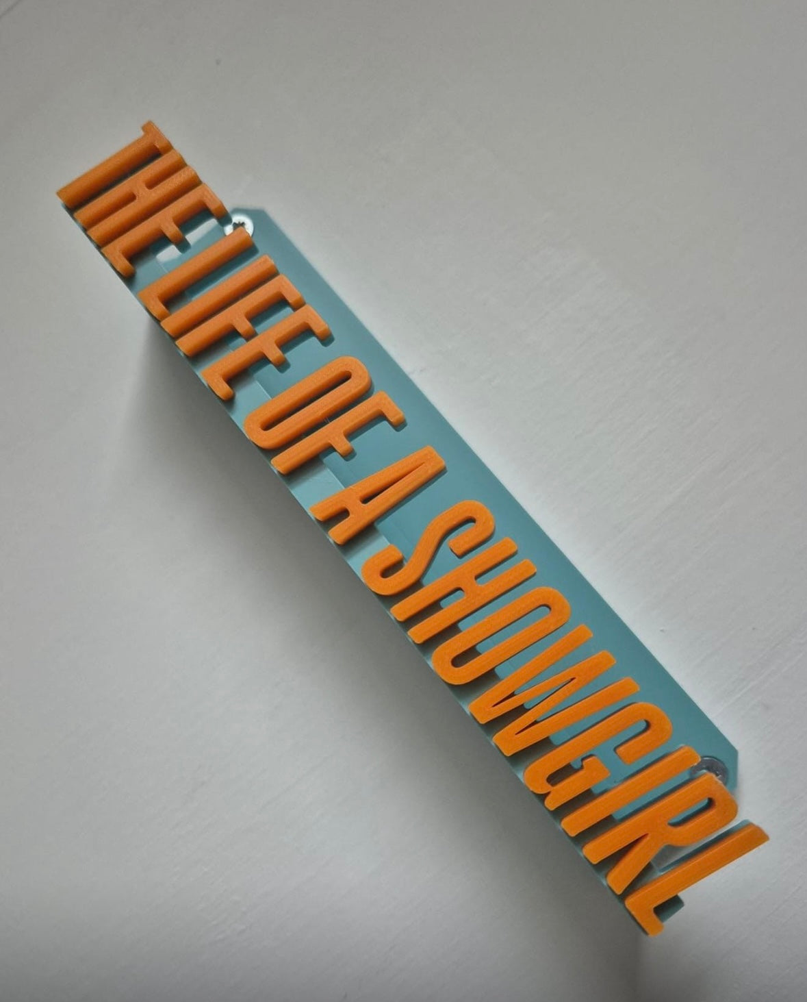 Life of A Showgirl Vinyl Record Or CD Holder Shelf