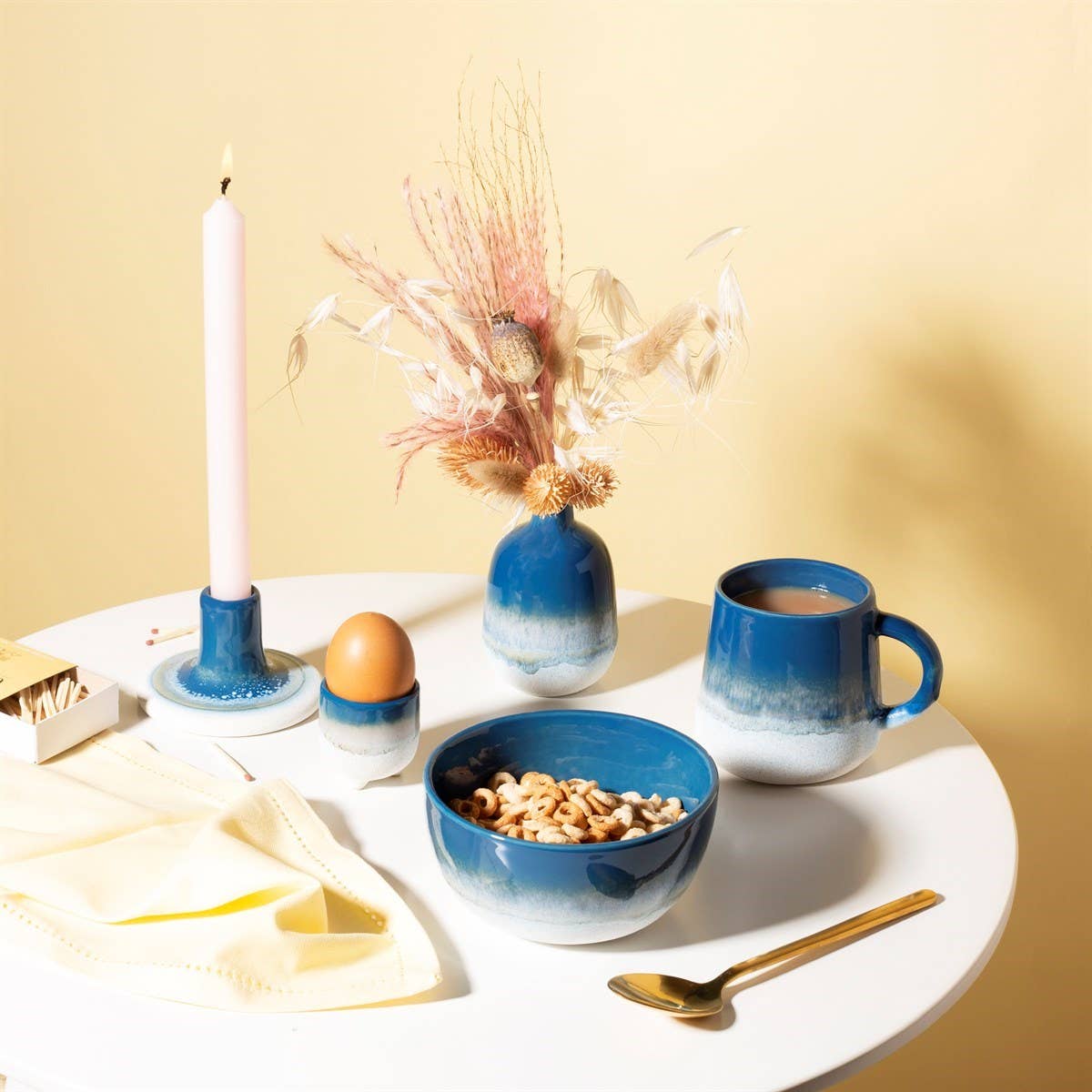 Mojave Glazed Blue Mug