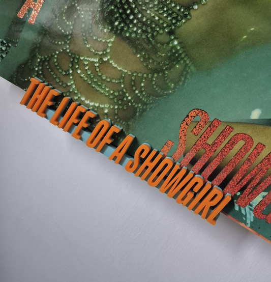 Life of A Showgirl Vinyl Record Or CD Holder Shelf